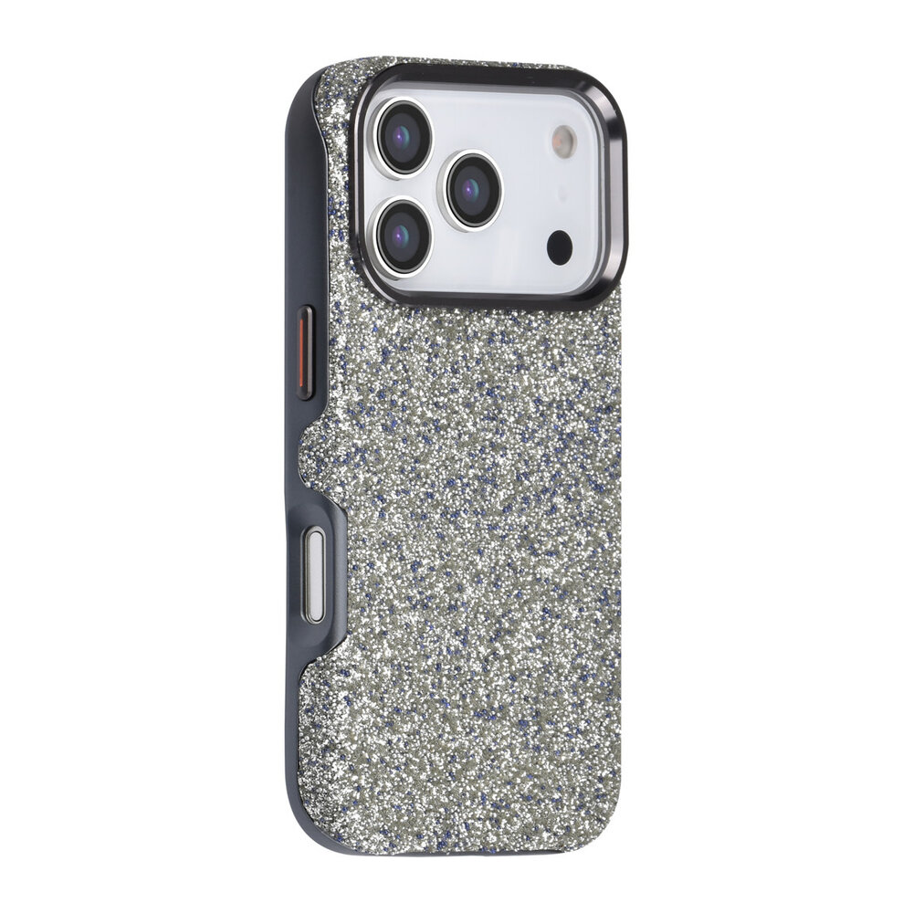 TUNIQ TUNIQ iPhone 17 Pro Back cover coque - Glitter Magsafe TPU+PC - Gris TUNIQ TUNIQ iPhone 17 Pro Back cover coque - Glitter Magsafe TPU+PC - Gris