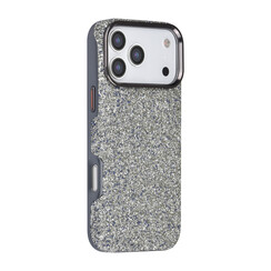 TUNIQ iPhone 17 Pro Max Backcover hoesje - Glitter Magsafe TPU+PC - Grijs