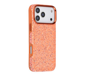 TUNIQ TUNIQ iPhone 17 Pro Max Back cover case - Glitter Magsafe TPU+PC - Orange TUNIQ TUNIQ iPhone 17 Pro Max Back cover case - Glitter Magsafe TPU+PC - Orange