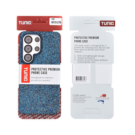 TUNIQ TUNIQ Galaxy S26 Ultra Back cover case - Glitter Magsafe TPU+PC - Blue TUNIQ TUNIQ Galaxy S26 Ultra Back cover case - Glitter Magsafe TPU+PC - Blue