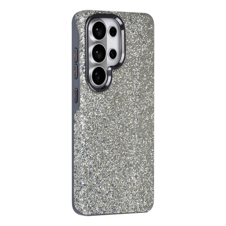 TUNIQ TUNIQ Galaxy S26 Ultra Back cover case - Glitter Magsafe TPU+PC - Grey TUNIQ TUNIQ Galaxy S26 Ultra Back cover case - Glitter Magsafe TPU+PC - Grey