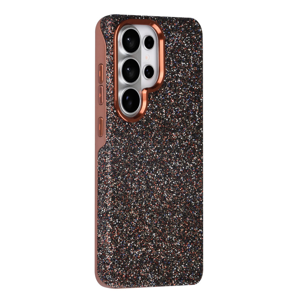 TUNIQ TUNIQ Galaxy S26 Ultra Back cover case - Glitter Magsafe TPU+PC - Brown TUNIQ TUNIQ Galaxy S26 Ultra Back cover case - Glitter Magsafe TPU+PC - Brown