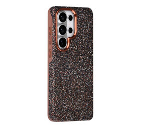 TUNIQ TUNIQ Galaxy S26 Ultra Back-Cover hul - Glitter Magsafe TPU+PC - Braun TUNIQ TUNIQ Galaxy S26 Ultra Back-Cover hul - Glitter Magsafe TPU+PC - Braun