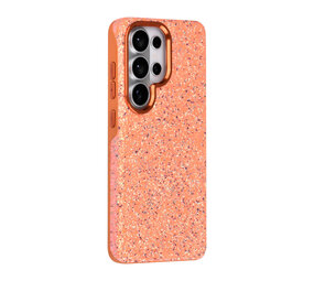 TUNIQ TUNIQ Galaxy S26 Ultra Back cover case - Glitter Magsafe TPU+PC - Orange TUNIQ TUNIQ Galaxy S26 Ultra Back cover case - Glitter Magsafe TPU+PC - Orange
