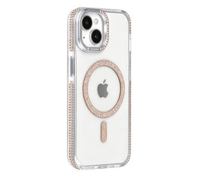 TUNIQ TUNIQ iPhone 14 Back cover case - Diamond MagSafe TPU+PC - Gold TUNIQ TUNIQ iPhone 14 Back cover case - Diamond MagSafe TPU+PC - Gold