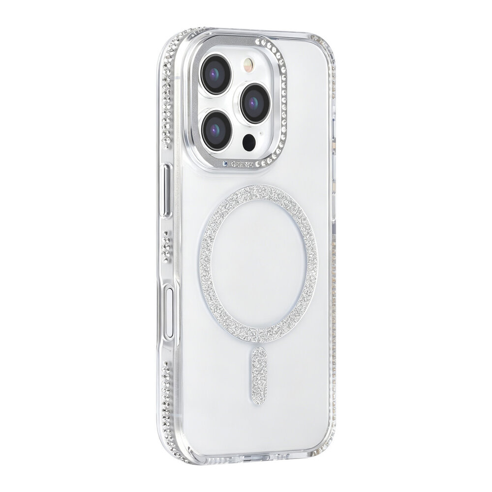 TUNIQ TUNIQ iPhone 16 Pro Back-Cover hul - Diamond MagSafe TPU+PC - Grau