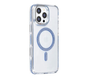 TUNIQ TUNIQ iPhone 16 Pro Max Backcover hoesje - Diamond MagSafe TPU+PC - Blauw TUNIQ TUNIQ iPhone 16 Pro Max Backcover hoesje - Diamond MagSafe TPU+PC - Blauw