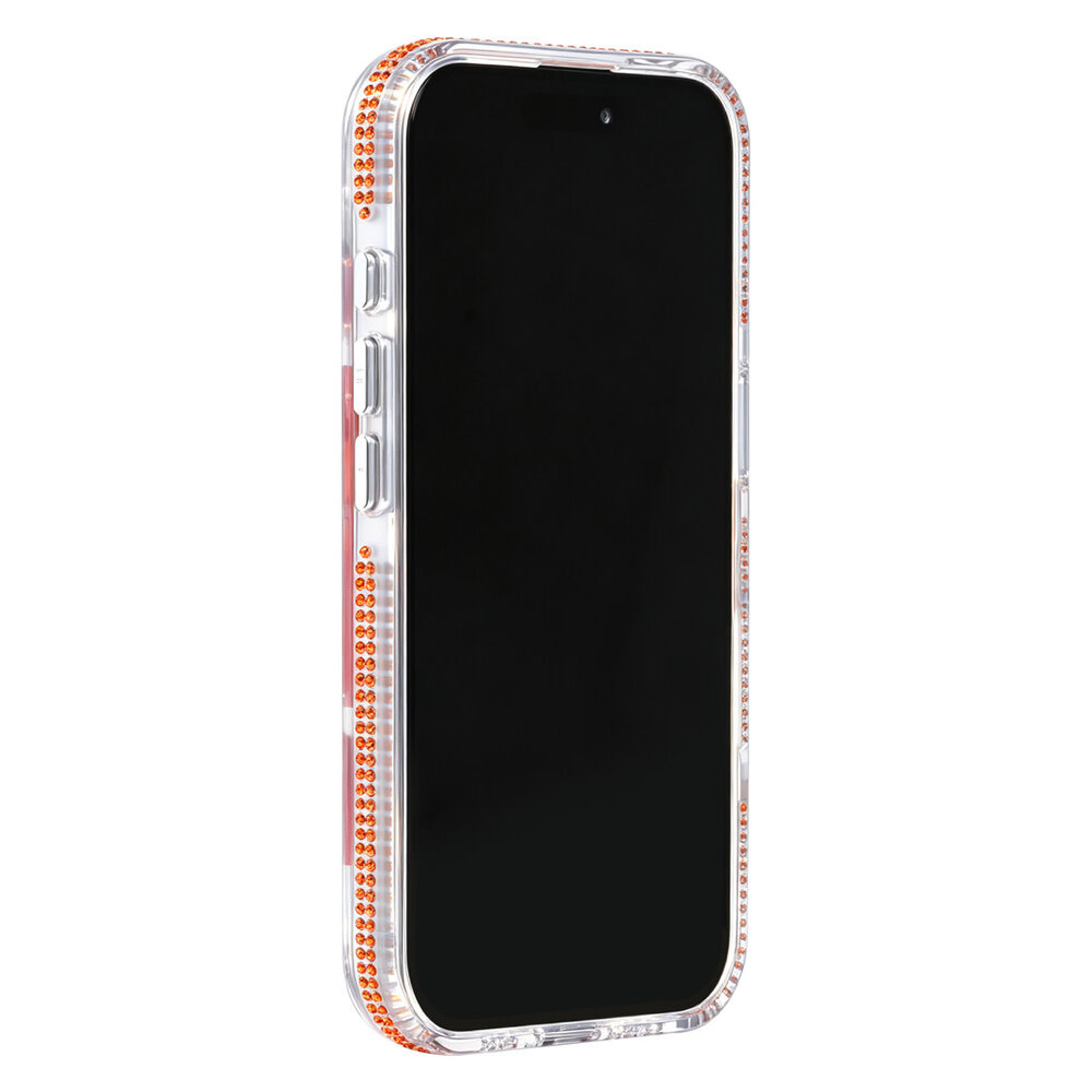TUNIQ TUNIQ iPhone 17 Back cover case - Diamond MagSafe TPU+PC - Orange TUNIQ TUNIQ iPhone 17 Back cover case - Diamond MagSafe TPU+PC - Orange