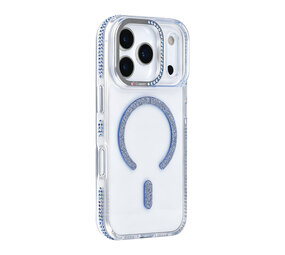 TUNIQ TUNIQ iPhone 17 Pro Back cover case - Diamond MagSafe TPU+PC - Blue TUNIQ TUNIQ iPhone 17 Pro Back cover case - Diamond MagSafe TPU+PC - Blue