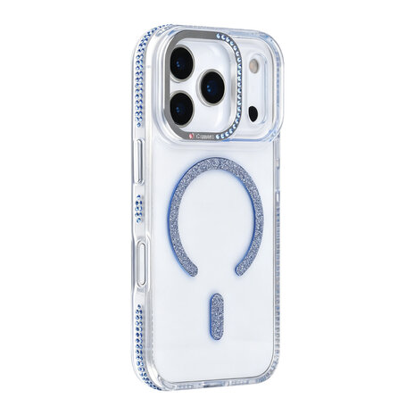 TUNIQ TUNIQ iPhone 17 Pro Back-Cover hul - Diamond MagSafe TPU+PC - Blau