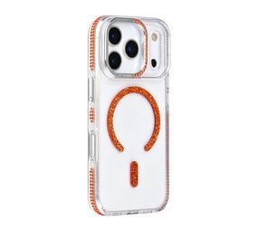 TUNIQ TUNIQ iPhone 17 Pro Back-Cover hul - Diamond MagSafe TPU+PC - Orange