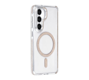 TUNIQ TUNIQ Galaxy S26 Back-Cover hul - Diamond MagSafe TPU+PC - Gold