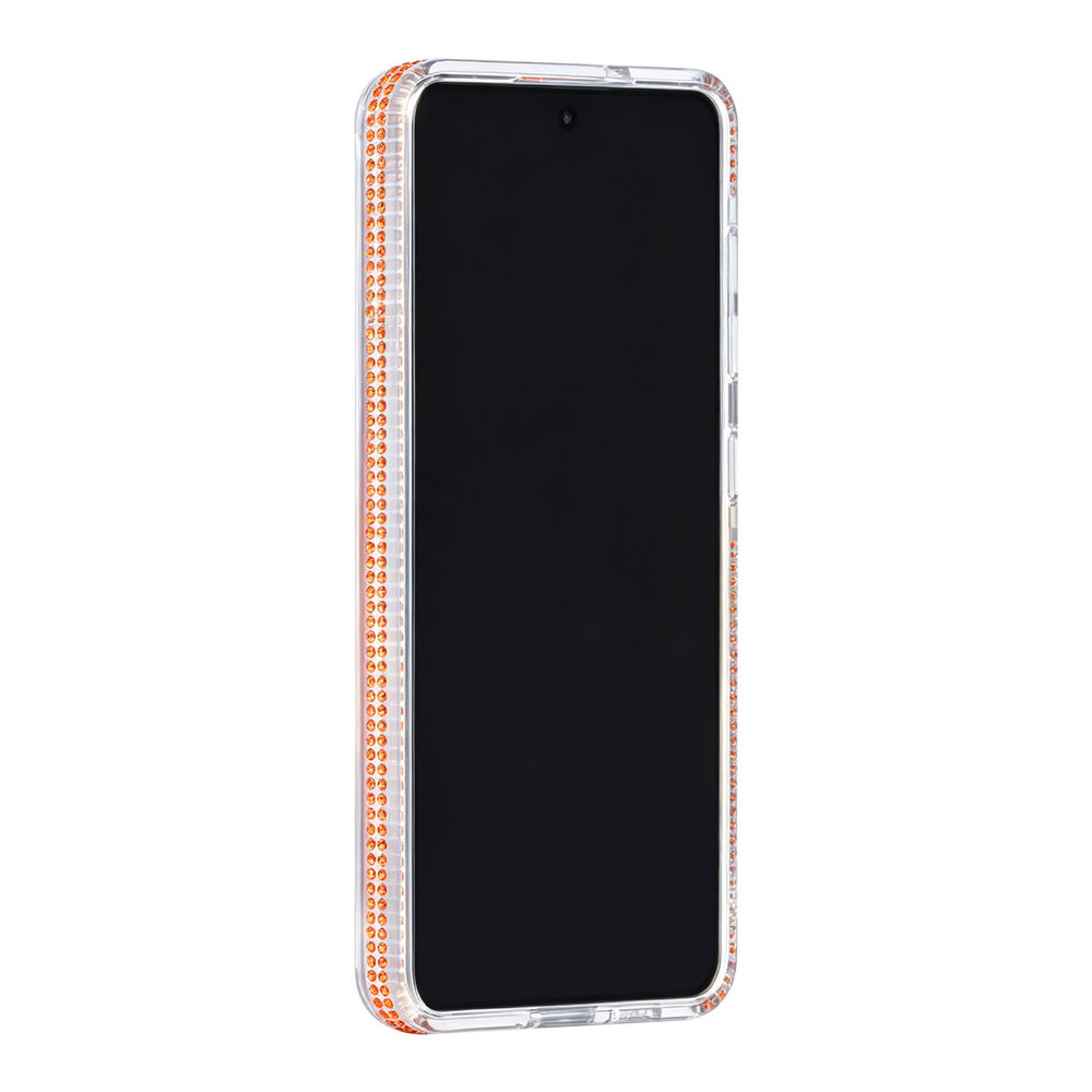 TUNIQ TUNIQ Galaxy S26 Back cover case - Diamond MagSafe TPU+PC - Orange TUNIQ TUNIQ Galaxy S26 Back cover case - Diamond MagSafe TPU+PC - Orange