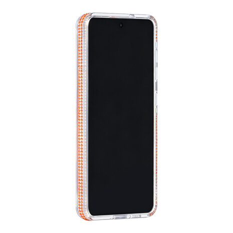 TUNIQ TUNIQ Galaxy S26 Back cover case - Diamond MagSafe TPU+PC - Orange TUNIQ TUNIQ Galaxy S26 Back cover case - Diamond MagSafe TPU+PC - Orange