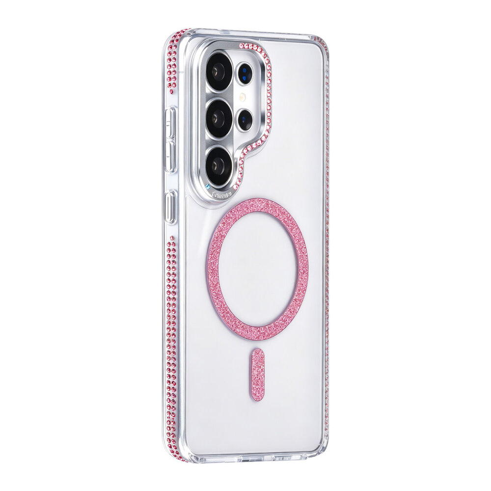 TUNIQ TUNIQ Galaxy S26 Ultra Backcover hoesje - Diamond MagSafe TPU+PC - Roze TUNIQ TUNIQ Galaxy S26 Ultra Backcover hoesje - Diamond MagSafe TPU+PC - Roze