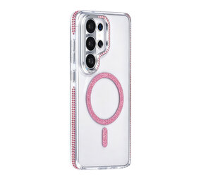 TUNIQ TUNIQ Galaxy S26 Ultra Back-Cover hul - Diamond MagSafe TPU+PC - Rosa