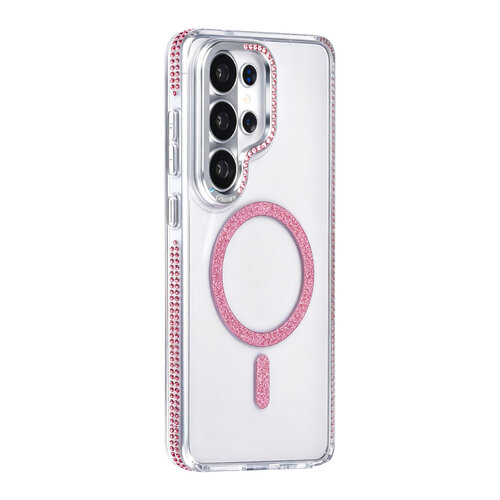 TUNIQ TUNIQ Galaxy S26 Ultra Back cover case - Diamond MagSafe TPU+PC - Pink