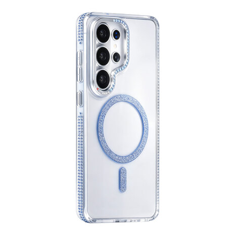 TUNIQ TUNIQ Galaxy S26 Ultra Back cover case - Diamond MagSafe TPU+PC - Blue TUNIQ TUNIQ Galaxy S26 Ultra Back cover case - Diamond MagSafe TPU+PC - Blue