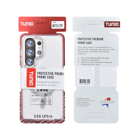 TUNIQ TUNIQ Galaxy S26 Ultra Back cover coque - Diamond MagSafe TPU+PC - Gris