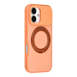 TUNIQ TUNIQ iPhone 17 Back-Cover hul - 360 rotation stand MagSafe - Orange