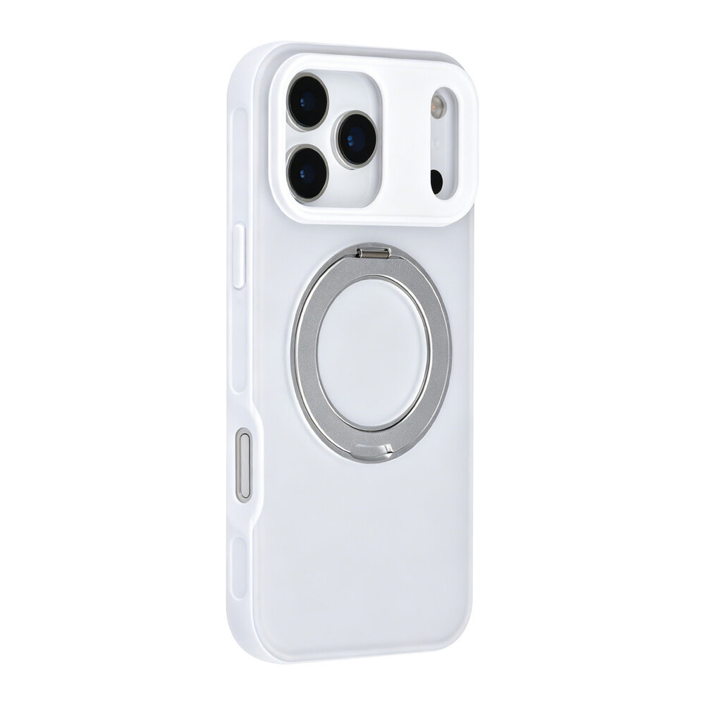 TUNIQ TUNIQ iPhone 17 Pro Max Back-Cover hul - 360 rotation stand MagSafe - Weiß TUNIQ TUNIQ iPhone 17 Pro Max Back-Cover hul - 360 rotation stand MagSafe - Weiß