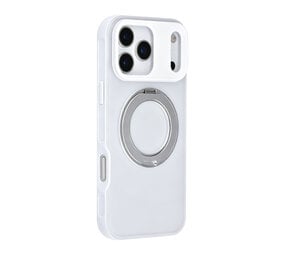 TUNIQ TUNIQ iPhone 17 Pro Max Backcover hoesje - 360 rotation stand MagSafe - Wit