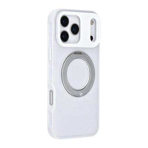 TUNIQ TUNIQ iPhone 17 Pro Max Back cover case - 360 rotation stand MagSafe - White