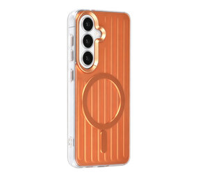TUNIQ TUNIQ Galaxy S26 Back-Cover hul - luggage IMD MagSafe - Orange