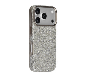 TUNIQ TUNIQ iPhone 18 Pro Back cover case - Glitter Magsafe TPU+PC - Silver TUNIQ TUNIQ iPhone 18 Pro Back cover case - Glitter Magsafe TPU+PC - Silver