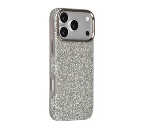 TUNIQ TUNIQ iPhone 18 Pro Max Back cover case - Glitter Magsafe TPU+PC - Silver TUNIQ TUNIQ iPhone 18 Pro Max Back cover case - Glitter Magsafe TPU+PC - Silver
