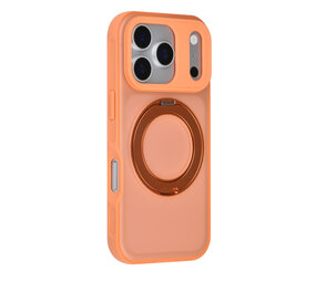 TUNIQ TUNIQ iPhone 18 Pro Back-Cover hul - 360 rotation stand MagSafe - Orange