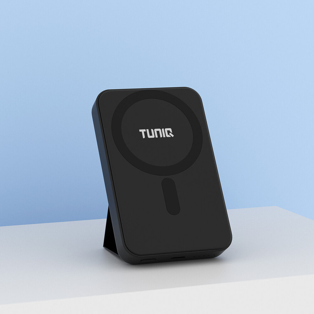 TUNIQ TUNIQ Powerstation - Wireless Powerbank 10000mAH - Schwarz TUNIQ TUNIQ Powerstation - Wireless Powerbank 10000mAH - Schwarz