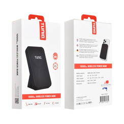 TUNIQ Powerbank - Wireless Powerbank 10000mAH - Zwart
