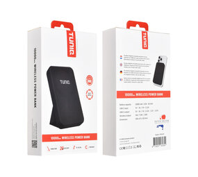TUNIQ TUNIQ Powerstation - Wireless Powerbank 10000mAH - Schwarz TUNIQ TUNIQ Powerstation - Wireless Powerbank 10000mAH - Schwarz