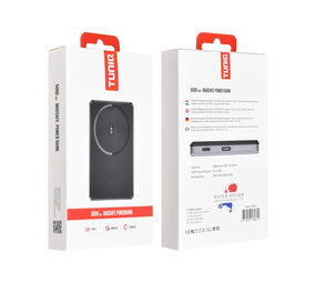 TUNIQ TUNIQ Powerbank - Wireless Powerbank - Black TUNIQ TUNIQ Powerbank - Wireless Powerbank - Black