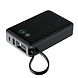 TUNIQ TUNIQ Powerbank - Powerbank 20000mAH With Built In Cable - Zwart