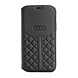 Audi Audi iPhone 12 Pro Max Backcover hoesje - Black Book Case Q8 Serie Genuine Leather - Zwart Audi Audi iPhone 12 Pro Max Backcover hoesje - Black Book Case Q8 Serie Genuine Leather - Zwart