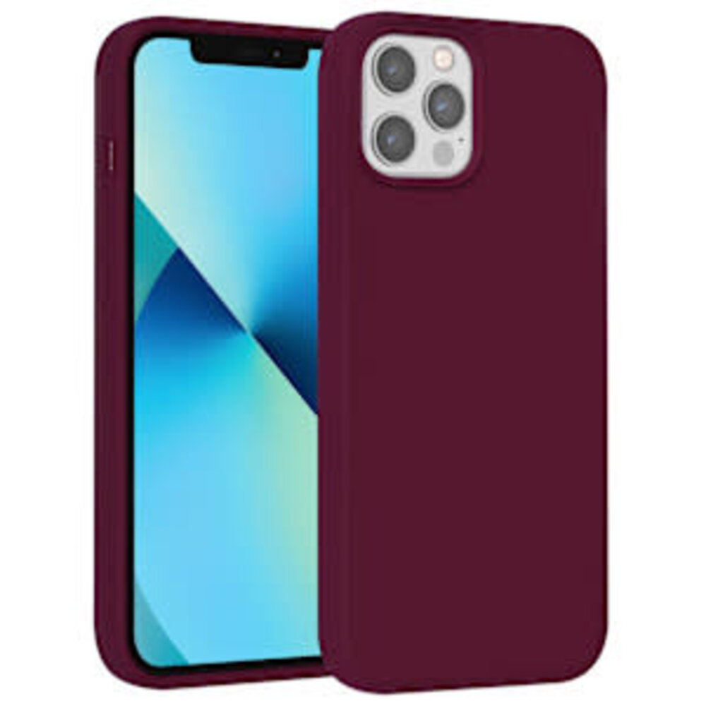 TUNIQ TUNIQ iPhone 13 Pro Backcover hoesje - Full Silicone - Bordeaux TUNIQ TUNIQ iPhone 13 Pro Backcover hoesje - Full Silicone - Bordeaux