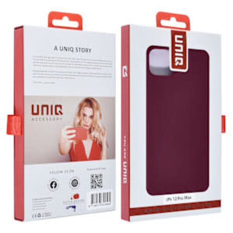 TUNIQ TUNIQ iPhone 13 Pro Back-Cover hul - Full Silicone - Bordeaux TUNIQ TUNIQ iPhone 13 Pro Back-Cover hul - Full Silicone - Bordeaux