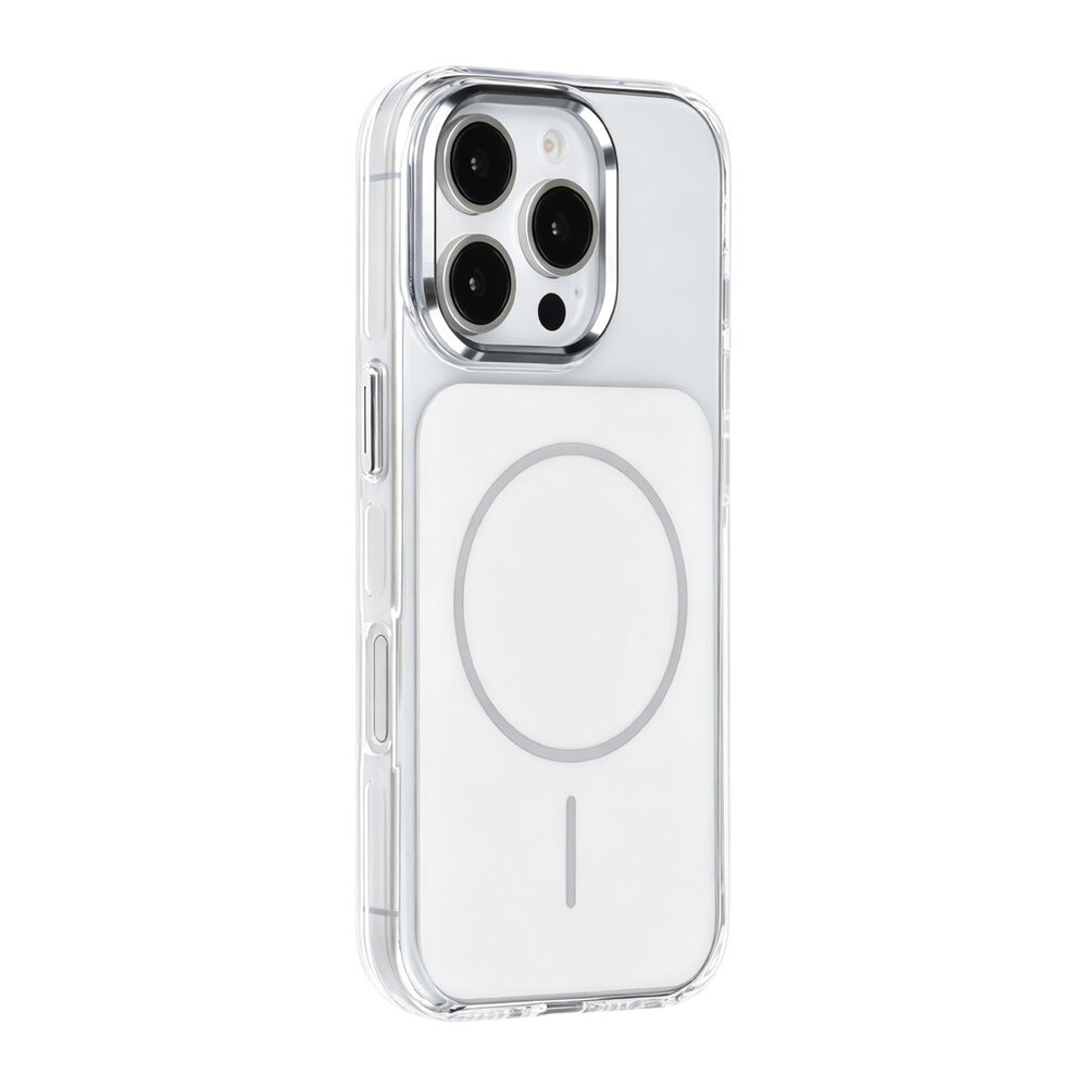 TUNIQ TUNIQ iPhone 16 Pro Backcover hoesje - MagSafe glossy PC - Wit TUNIQ TUNIQ iPhone 16 Pro Backcover hoesje - MagSafe glossy PC - Wit