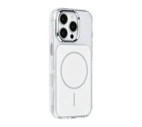 TUNIQ TUNIQ iPhone 16 Pro Backcover hoesje - MagSafe glossy PC - Wit