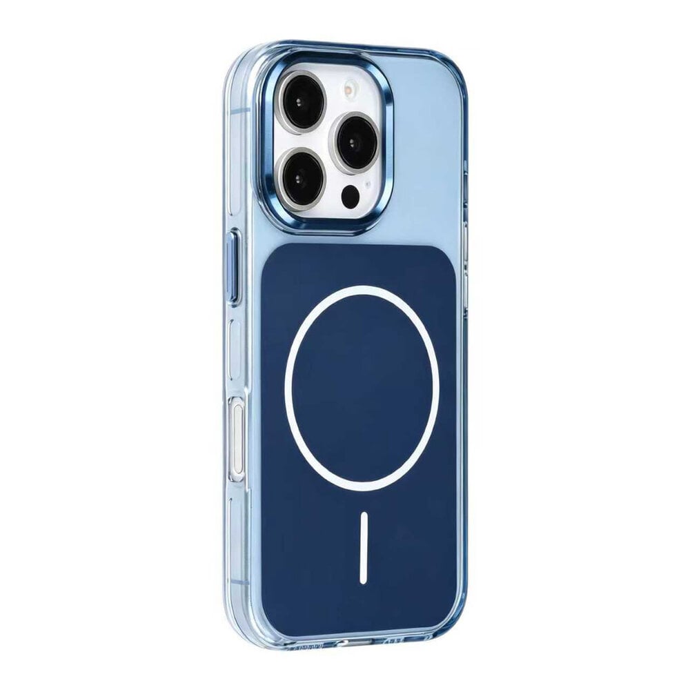 TUNIQ TUNIQ iPhone 16 Pro Back cover coque - MagSafe glossy PC - Bleu TUNIQ TUNIQ iPhone 16 Pro Back cover coque - MagSafe glossy PC - Bleu