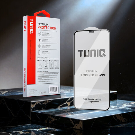 TUNIQ TUNIQ iPhone 11 Screenprotector - Box of 10 10D full coverage - Transparant TUNIQ TUNIQ iPhone 11 Screenprotector - Box of 10 10D full coverage - Transparant