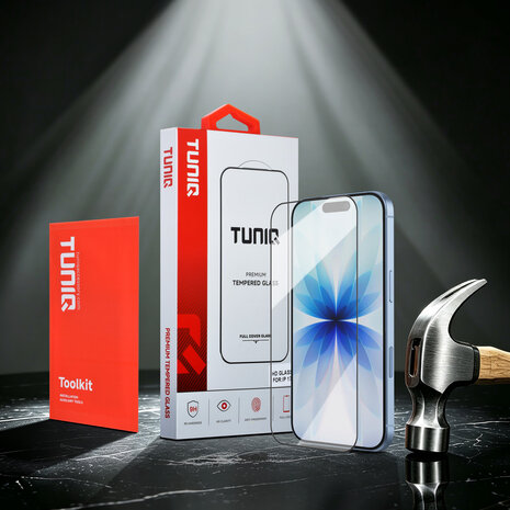 TUNIQ TUNIQ iPhone 17 Screenprotector - Box of 10 10D full coverage - Transparant TUNIQ TUNIQ iPhone 17 Screenprotector - Box of 10 10D full coverage - Transparant