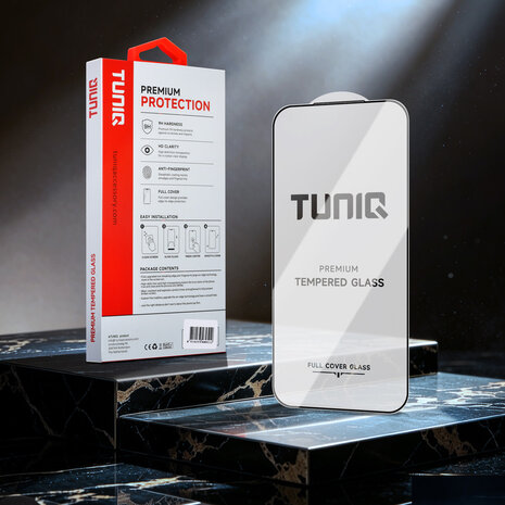 TUNIQ TUNIQ iPhone 17 Pro Max Display Schutzglas - Box of 10 10D full coverage - Transparent