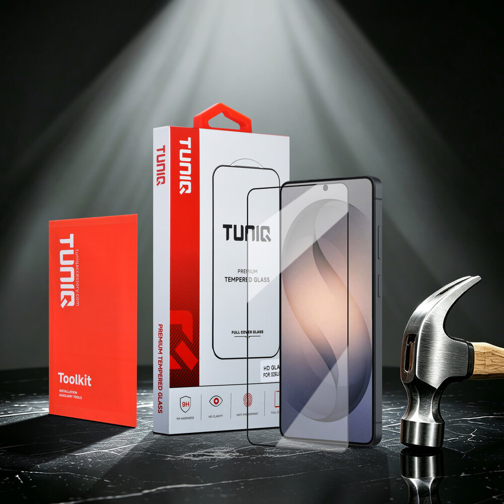 TUNIQ TUNIQ Galaxy S26 Ultra Display Schutzglas - Box of 10 10D full coverage - Transparent