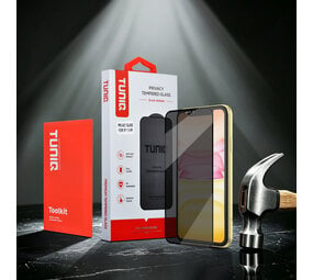 TUNIQ TUNIQ iPhone 11 Protecteur D'écran - Box of 10 Privacy full coverage - Transparent TUNIQ TUNIQ iPhone 11 Protecteur D'écran - Box of 10 Privacy full coverage - Transparent