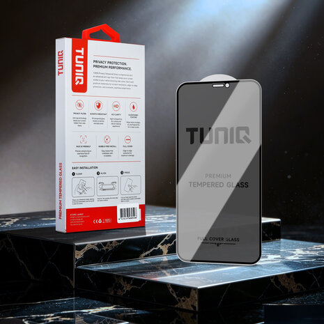 TUNIQ TUNIQ iPhone 11 Display Schutzglas - Box of 10 Privacy full coverage - Transparent