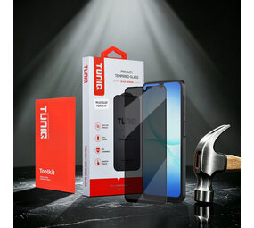 TUNIQ TUNIQ Galaxy A17 Screenprotector - Box of 10 Privacy full coverage - Transparant TUNIQ TUNIQ Galaxy A17 Screenprotector - Box of 10 Privacy full coverage - Transparant