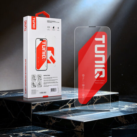 TUNIQ TUNIQ iPhone 13 Pro Max Display Schutzglas - Box of 10 Privacy full coverage - Transparent TUNIQ TUNIQ iPhone 13 Pro Max Display Schutzglas - Box of 10 Privacy full coverage - Transparent